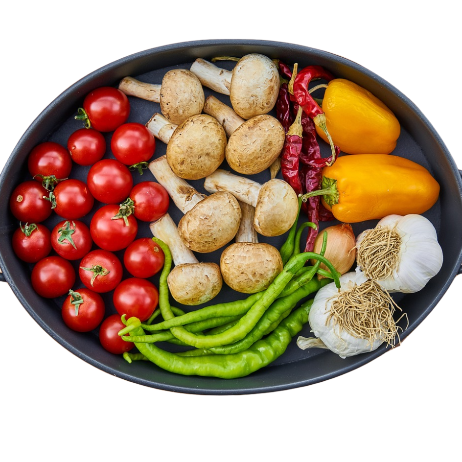 Bunte Auswahl an Gemüse: 